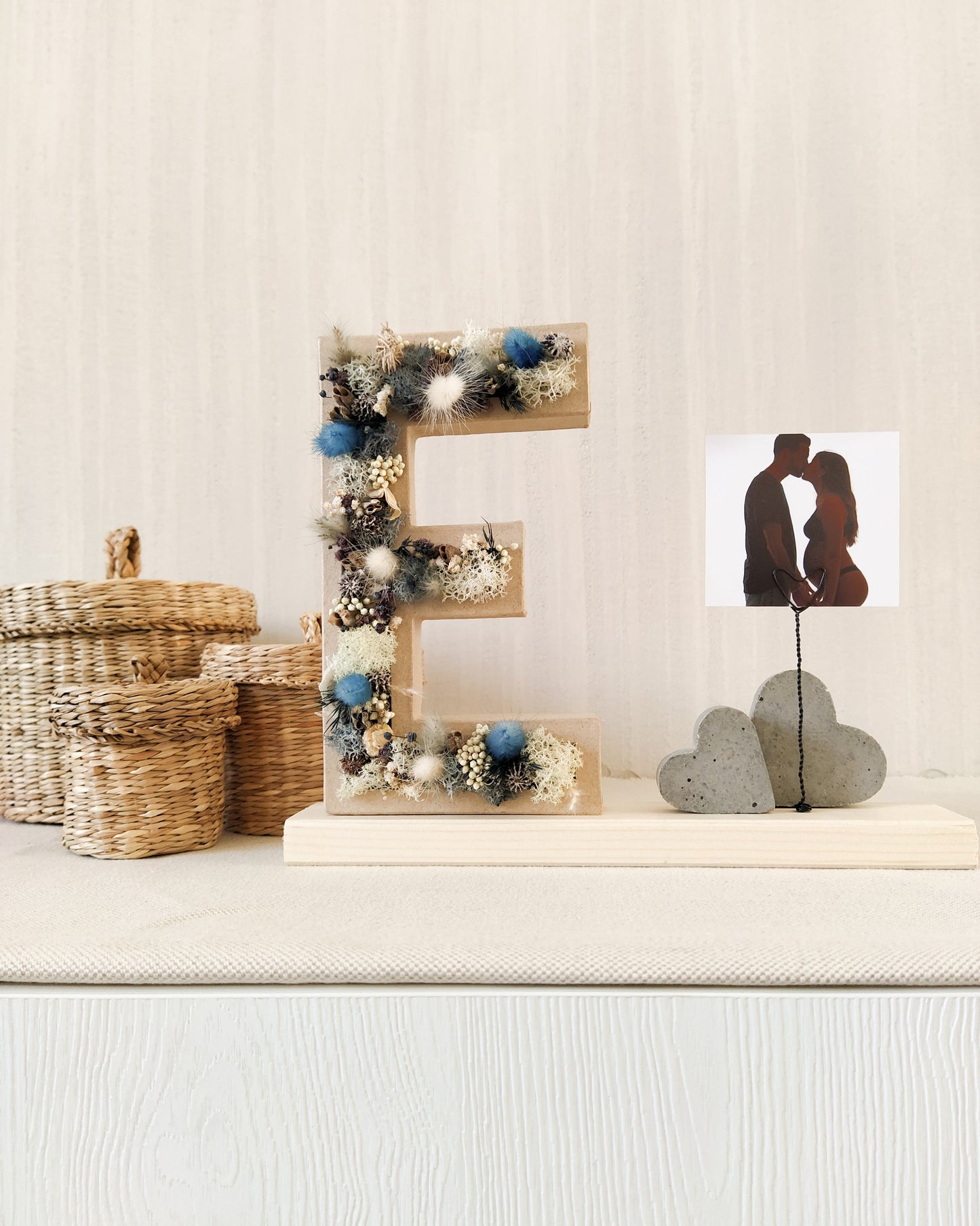 Porta Foto con Lettera Decorata