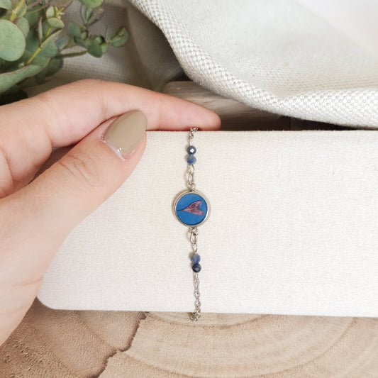 Bracciale con Borsa del Pastore e Sodalite