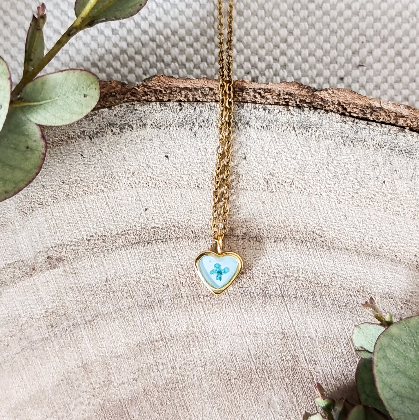 Collana con Mini Cuoricino- Oro