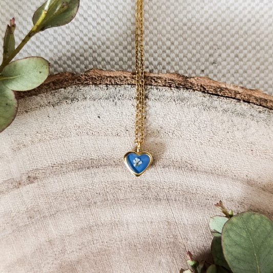 Collana con Mini Cuoricino- Oro