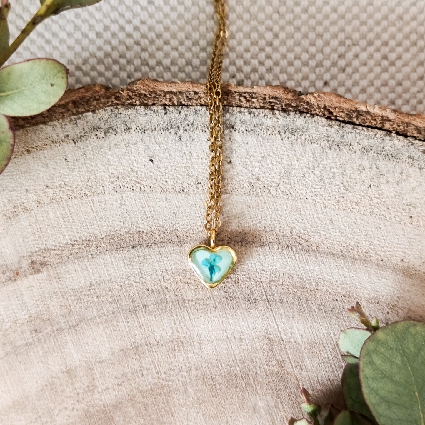 Collana con Mini Cuoricino- Oro