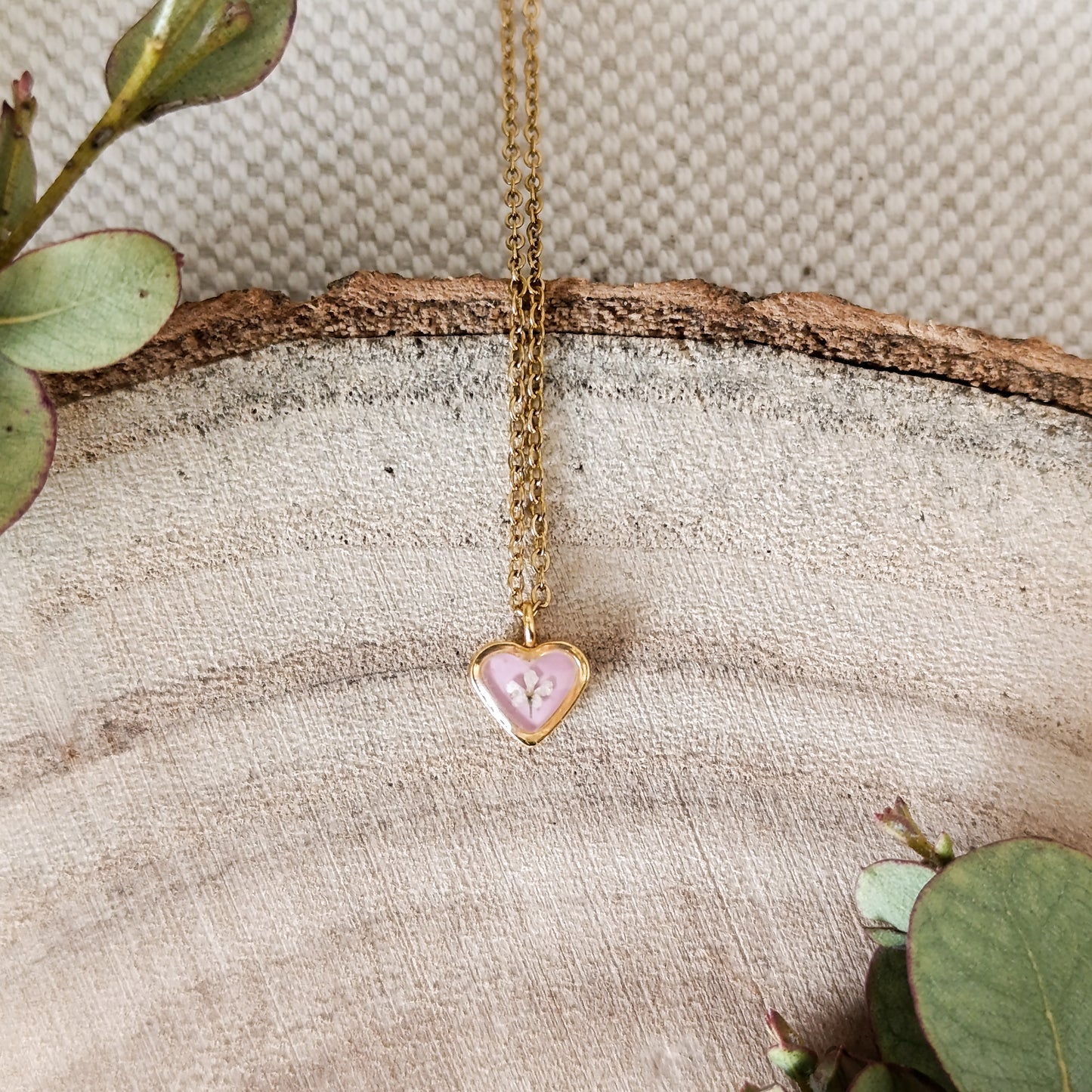 Collana con Mini Cuoricino- Oro
