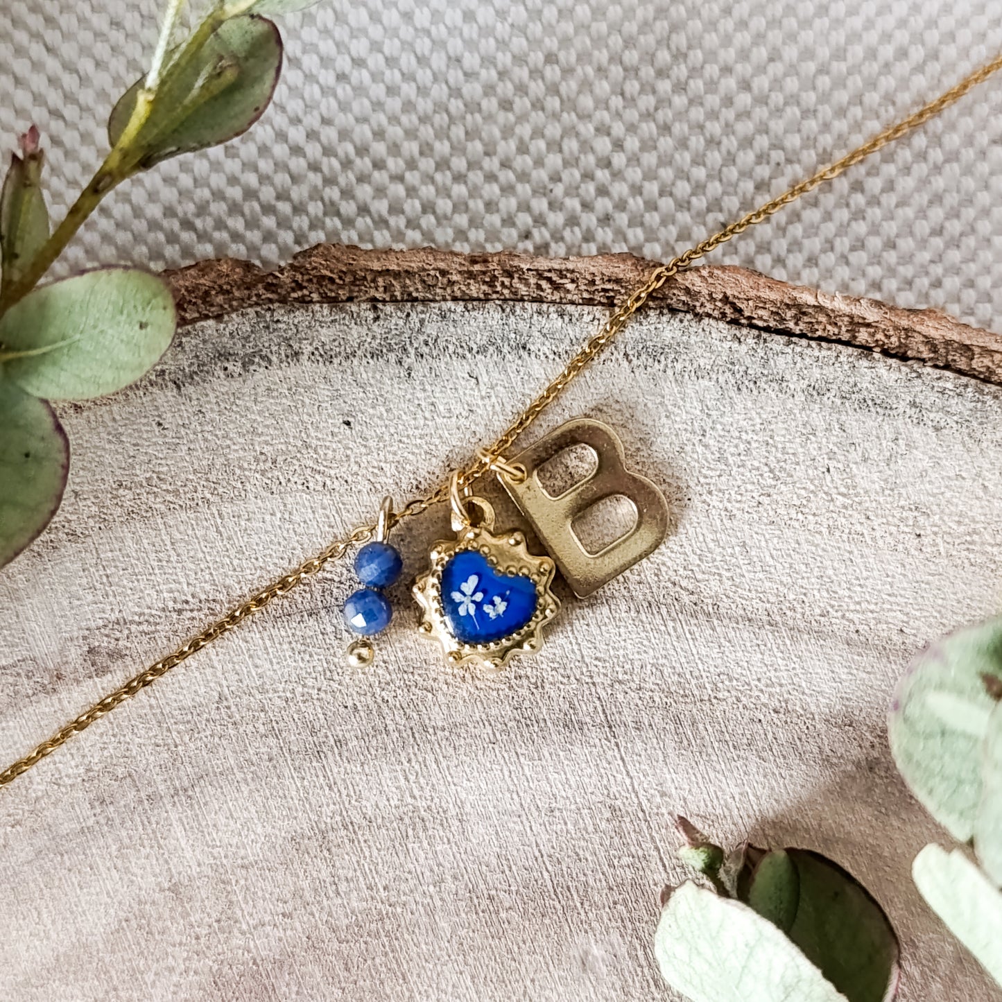Collana con Lettera - Oro