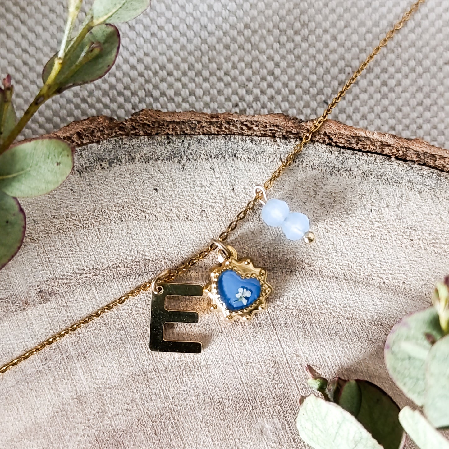 Collana con Lettera - Oro