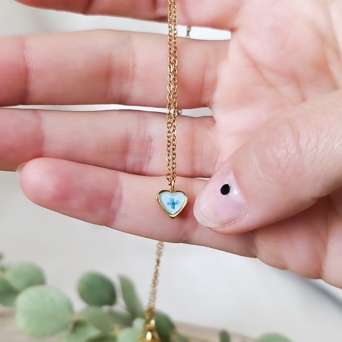 Collana con Mini Cuoricino- Oro