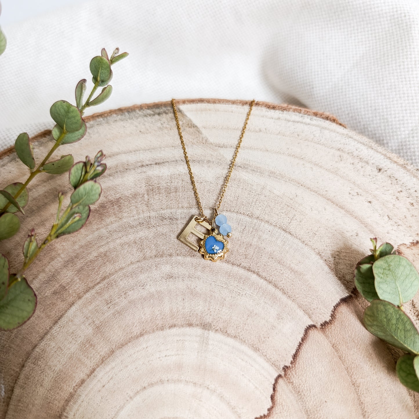 Collana con Lettera - Oro