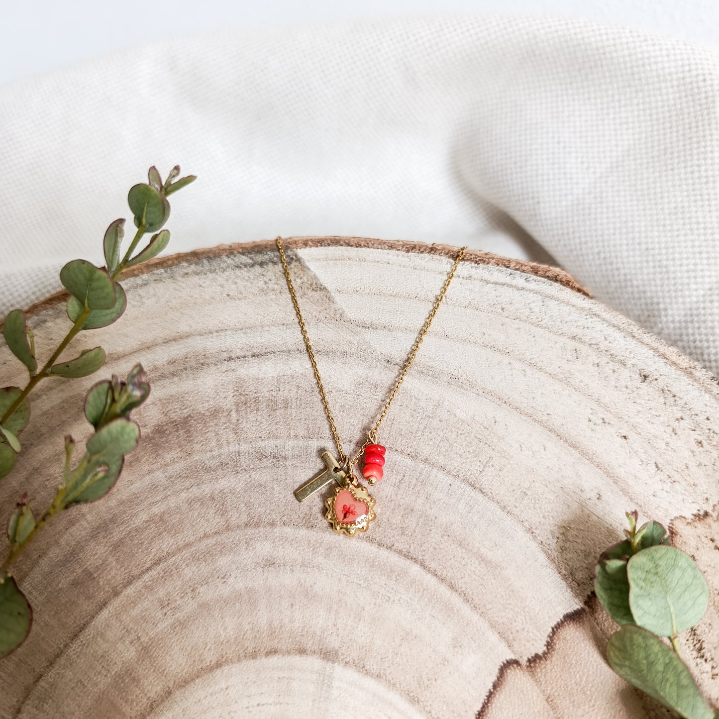 Collana con Lettera - Oro
