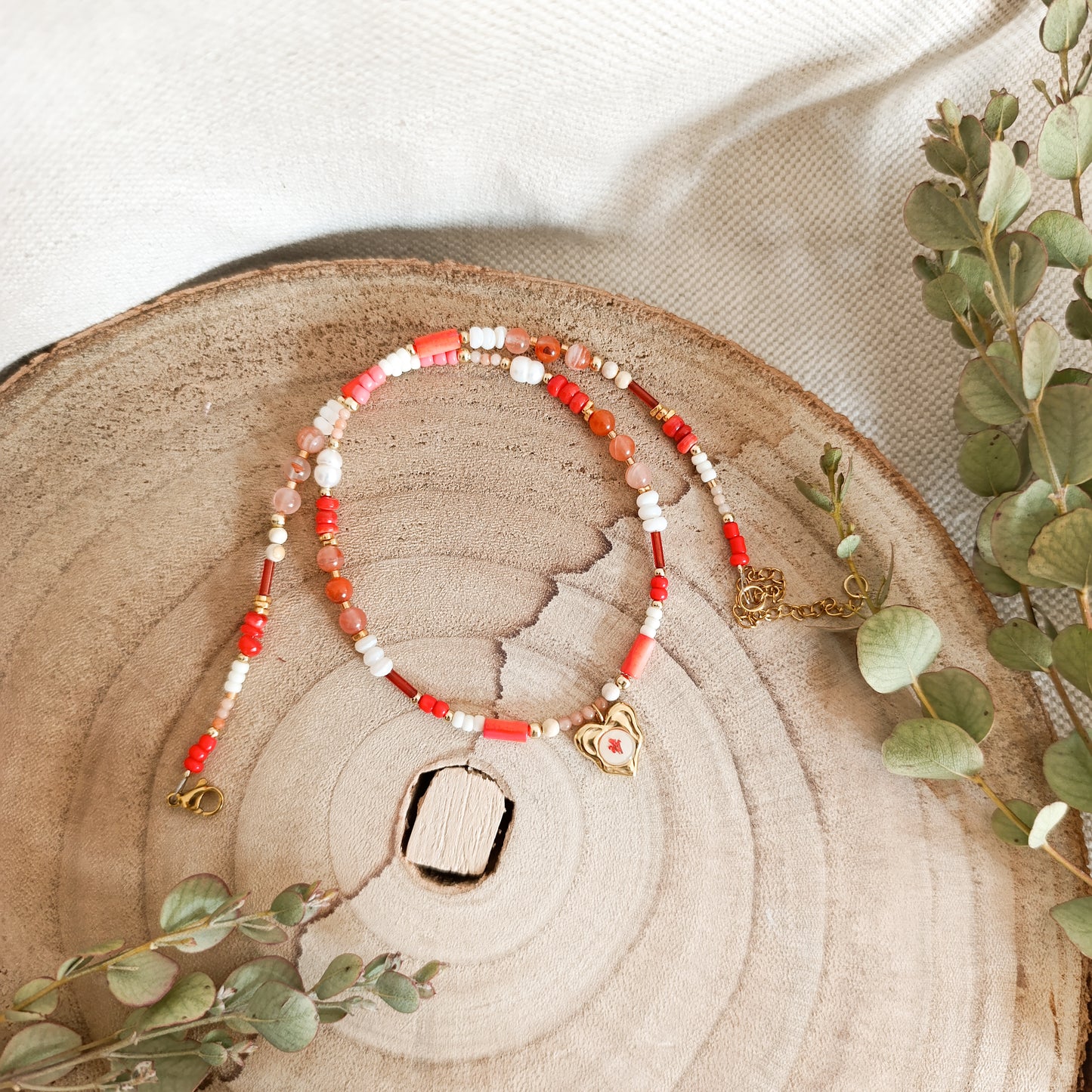 Collana Frammenti Corallo