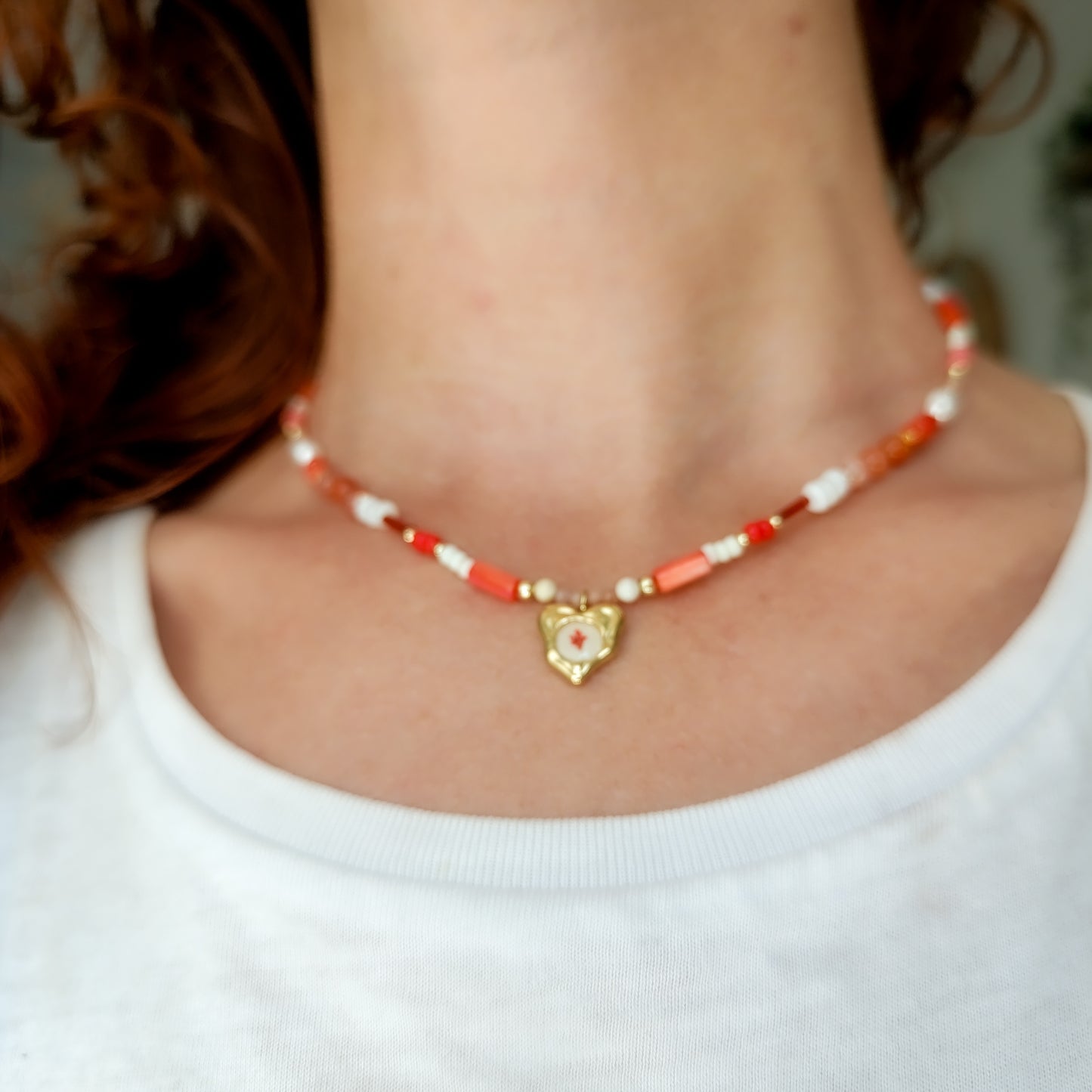 Collana Frammenti Corallo